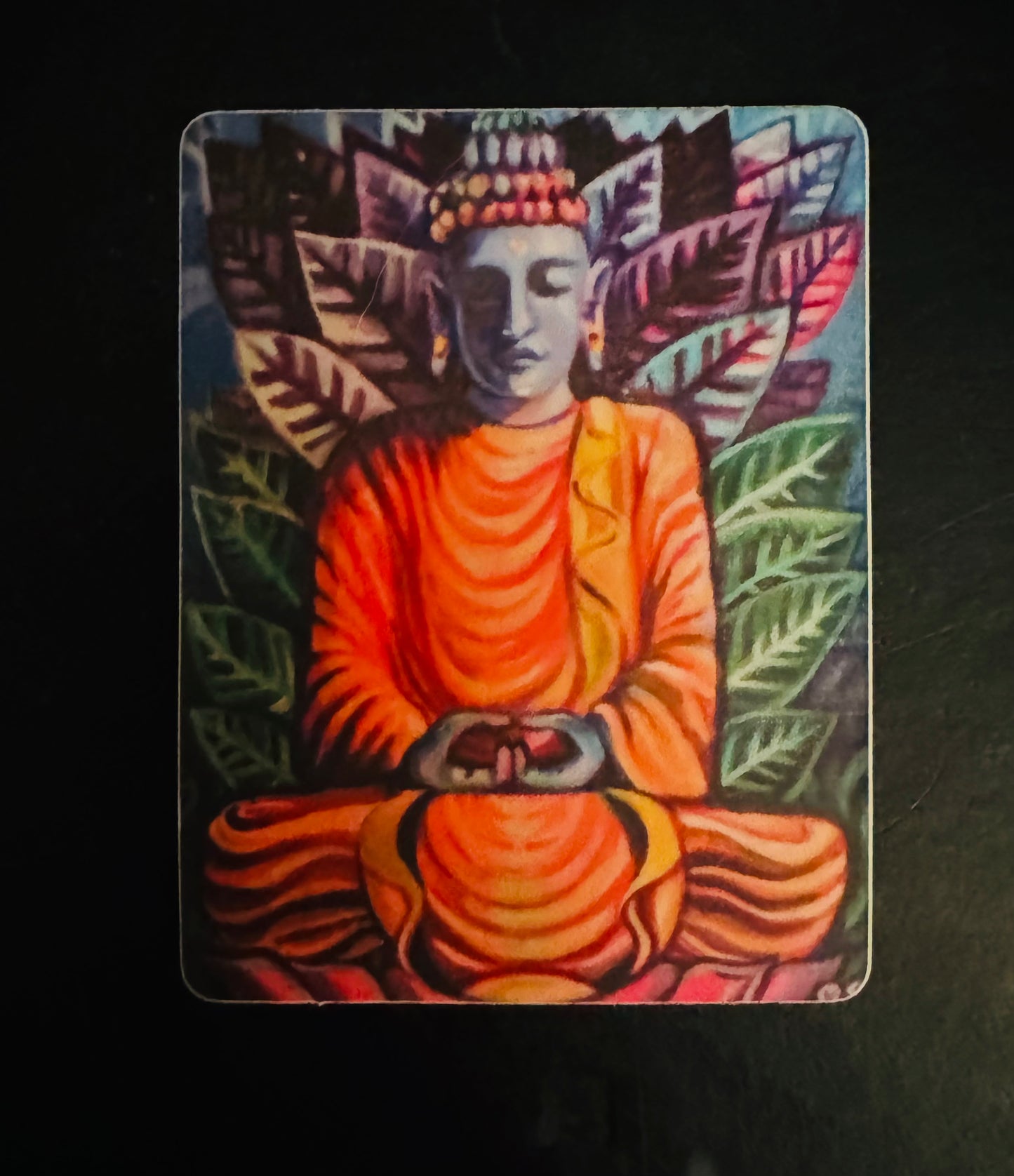 Blue Buddha Sticker