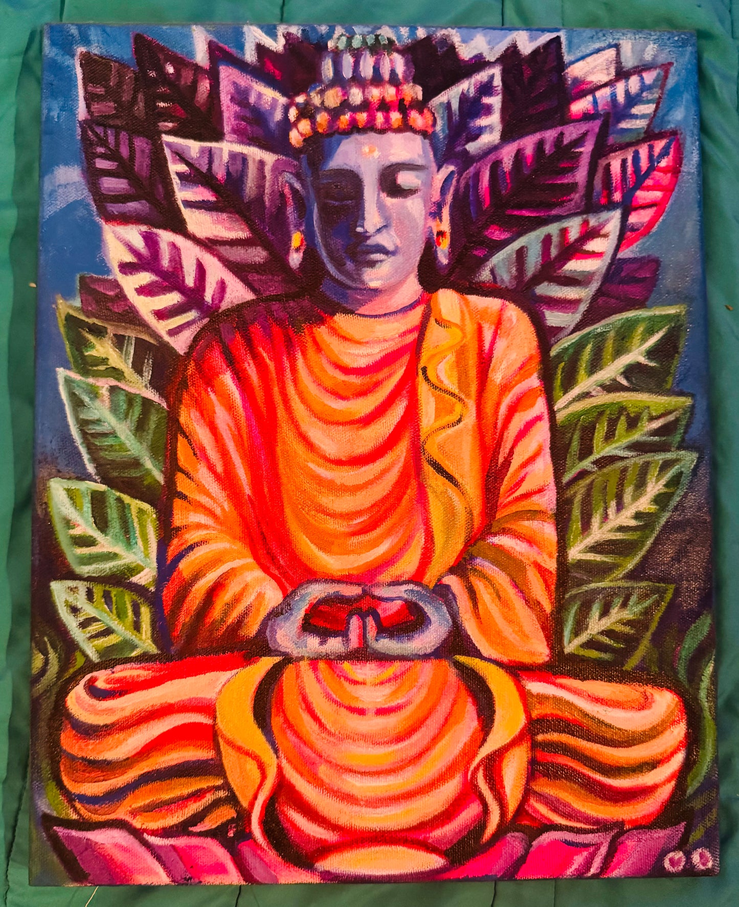 Blue Buddha Sticker